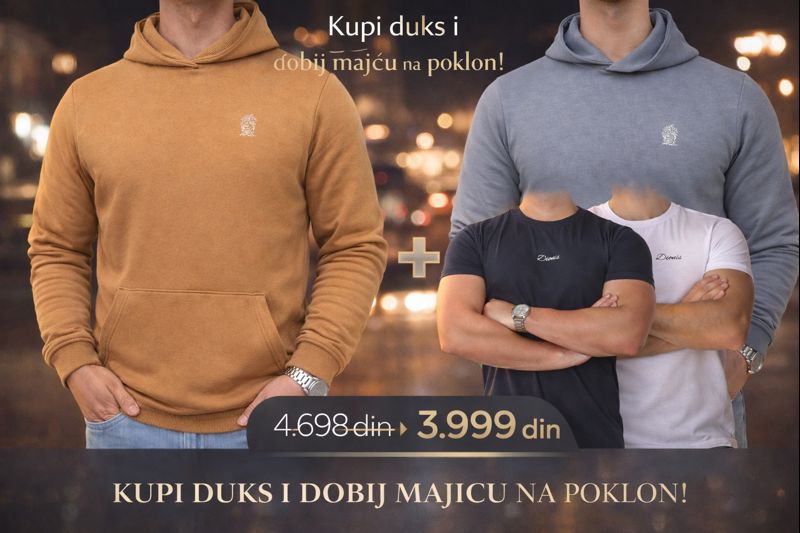 DUKS SA KAPULJAČOM + BASIC MAJICA